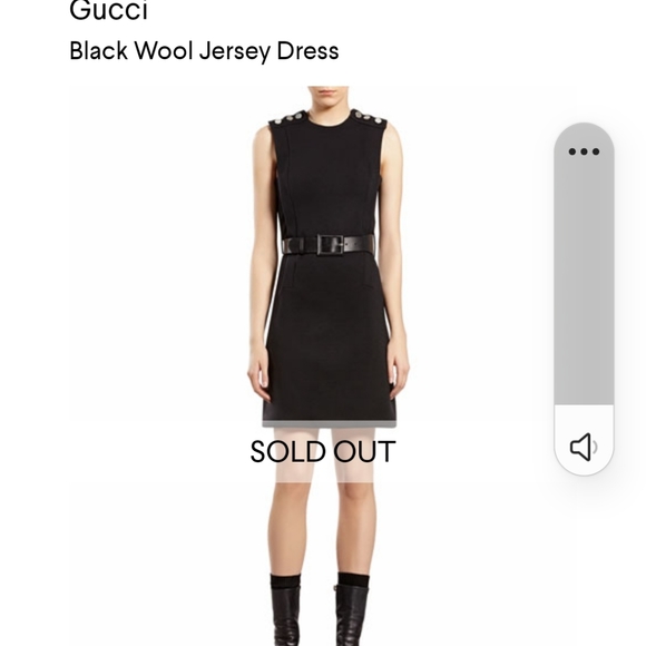 Gucci black jersey mini dress - Picture 5 of 7